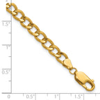 1/20 14K Gold Filled 5.40mm Flat Curb with ext. Bracelet