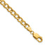 1/20 14K Gold Filled 5.40mm Flat Curb with ext. Bracelet