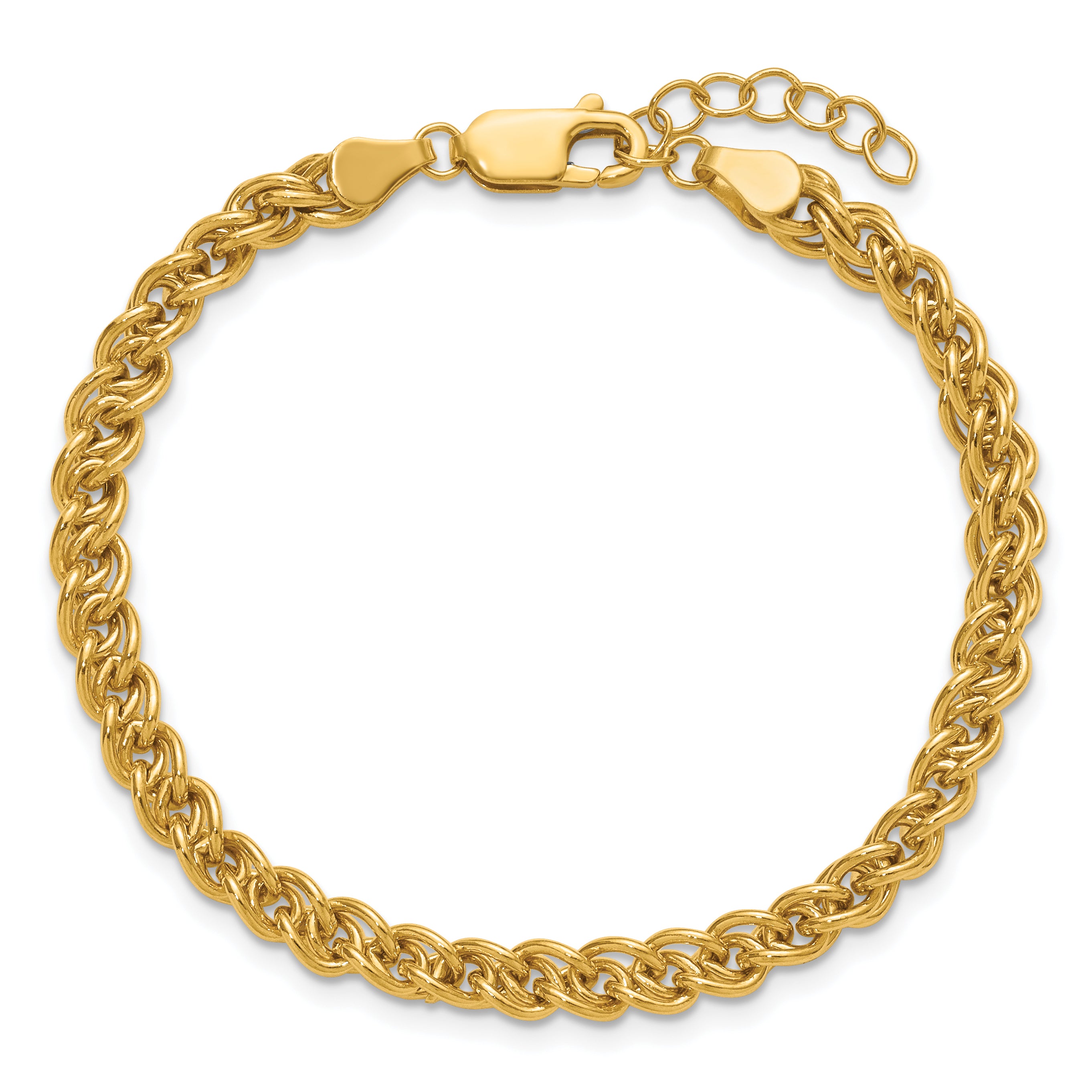 1/20 14K Gold Filled 4.25mm Wheat with ext. Bracelet