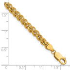 1/20 14K Gold Filled 4.25mm Wheat with ext. Bracelet