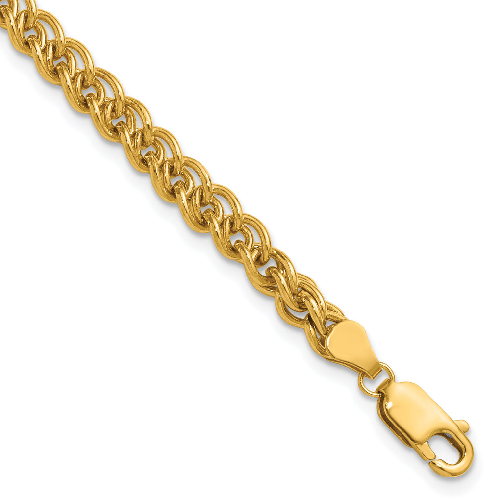 1/20 14K Gold Filled 4.25mm Wheat with ext. Bracelet