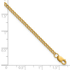 1/20 14K Gold Filled 2.30mm Curb with ext. Bracelet
