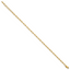 1/20 14K Gold Filled 2.50mm Flat Paperclip Link w/ ext. Bracelet