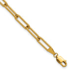 1/20 14K Gold Filled 4.10mm Paperclip Link with ext. Bracelet