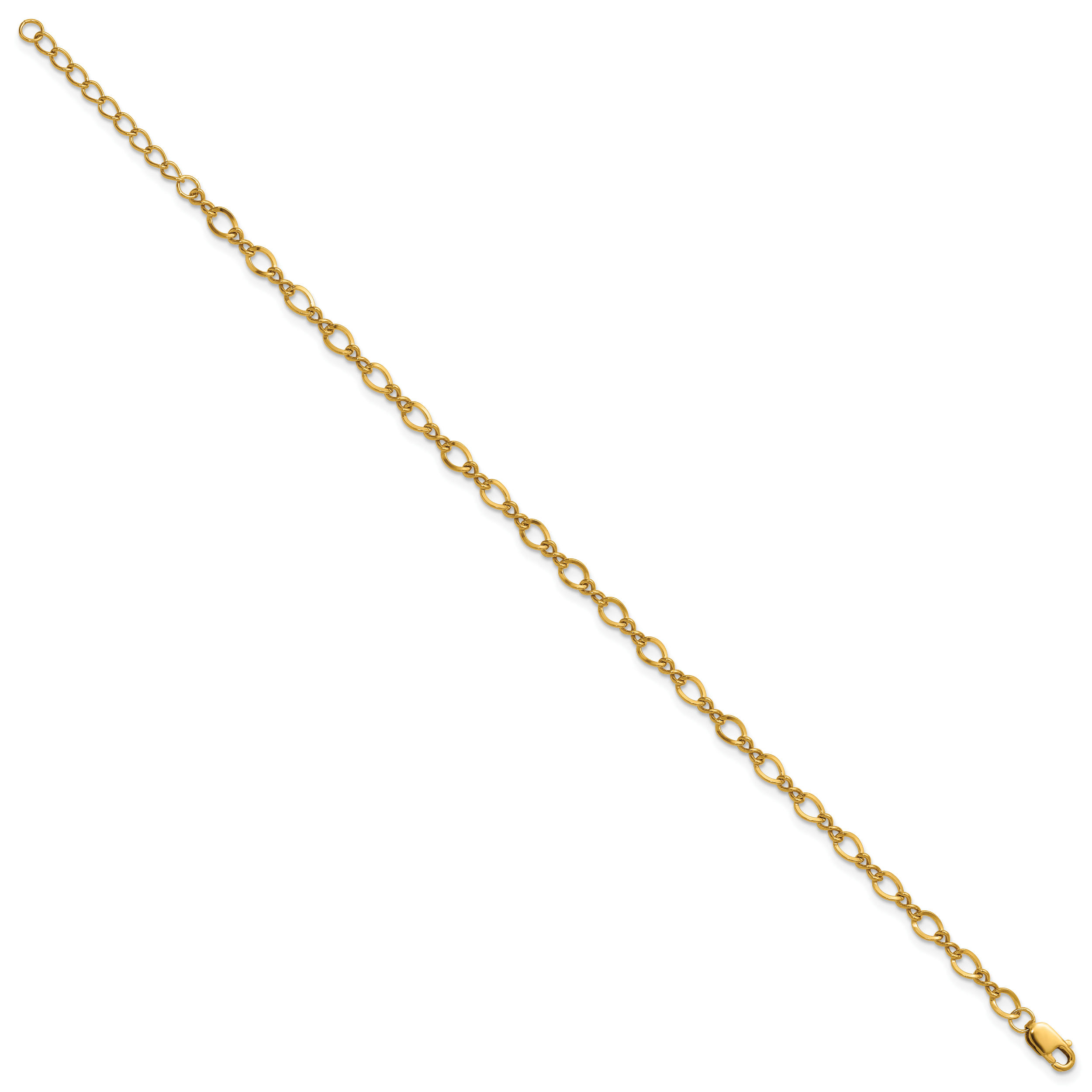 1/20 14K Gold Filled 3.50mm Fancy Figaro with ext. Bracelet