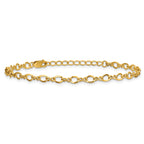 1/20 14K Gold Filled 3.50mm Fancy Figaro with ext. Bracelet