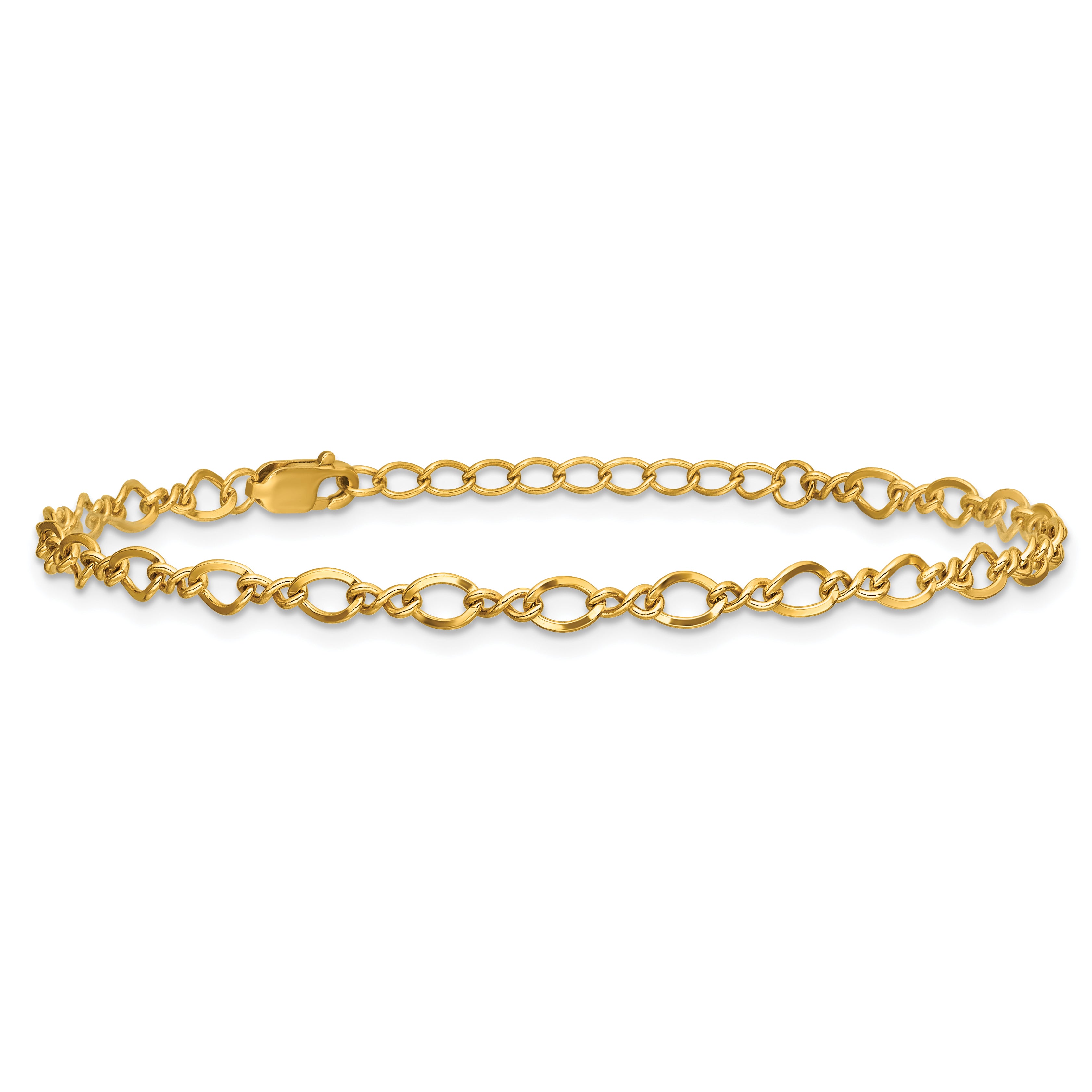 1/20 14K Gold Filled 3.50mm Fancy Figaro with ext. Bracelet