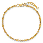 1/20 14K Gold Filled 2.50mm Rolo with ext. Bracelet
