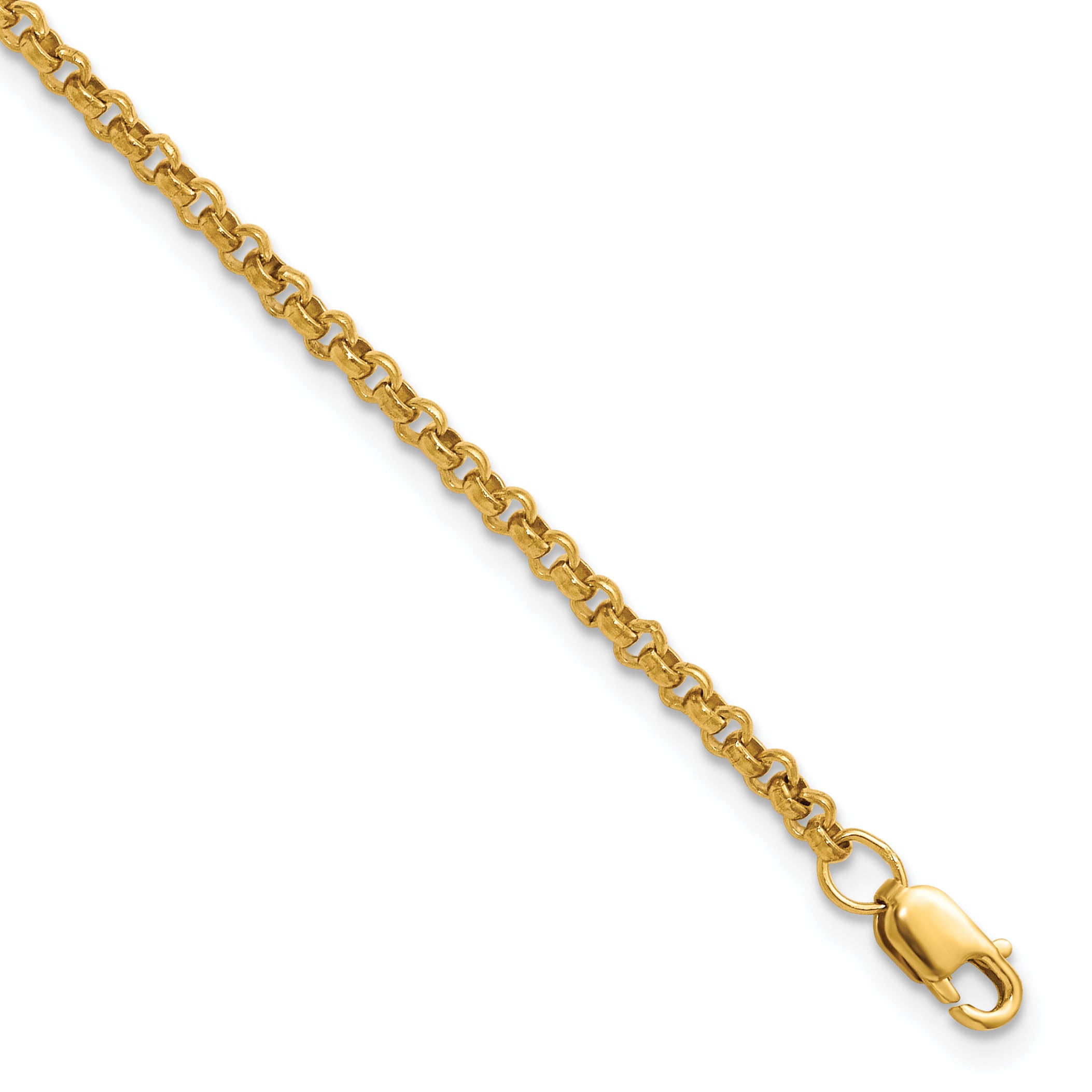1/20 14K Gold Filled 2.50mm Rolo with ext. Bracelet Main image