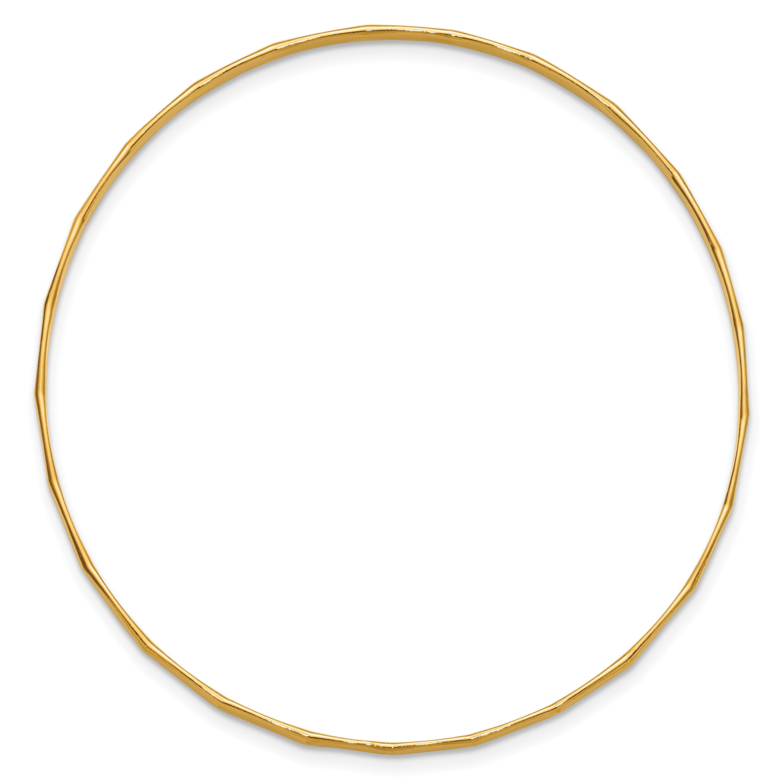 1/20 14K Gold Filled Hammered 1.70mm Wire Stacking Bangle