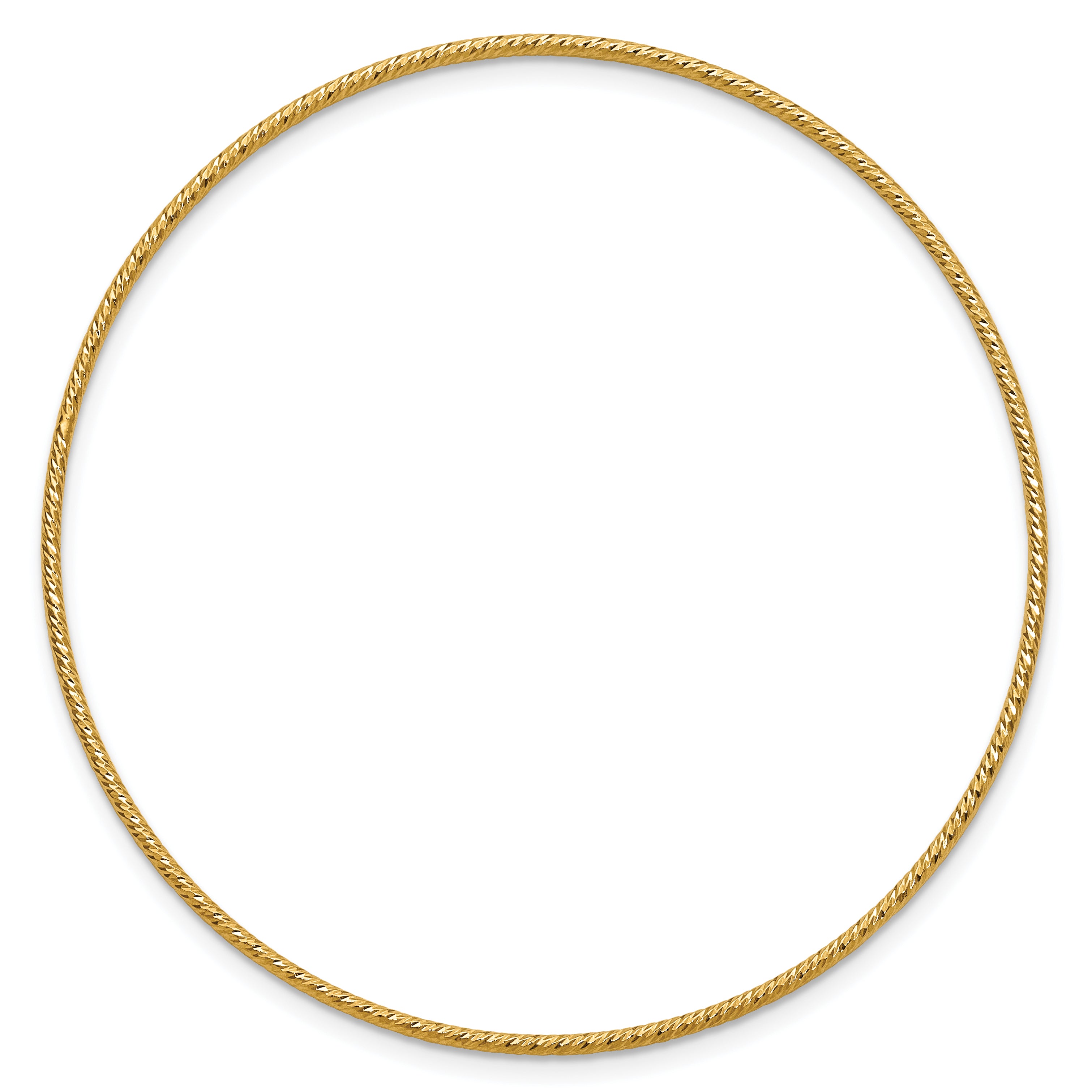 1/20 14K Gold Filled Sparkle 1.30mm Wire Stacking Bangle