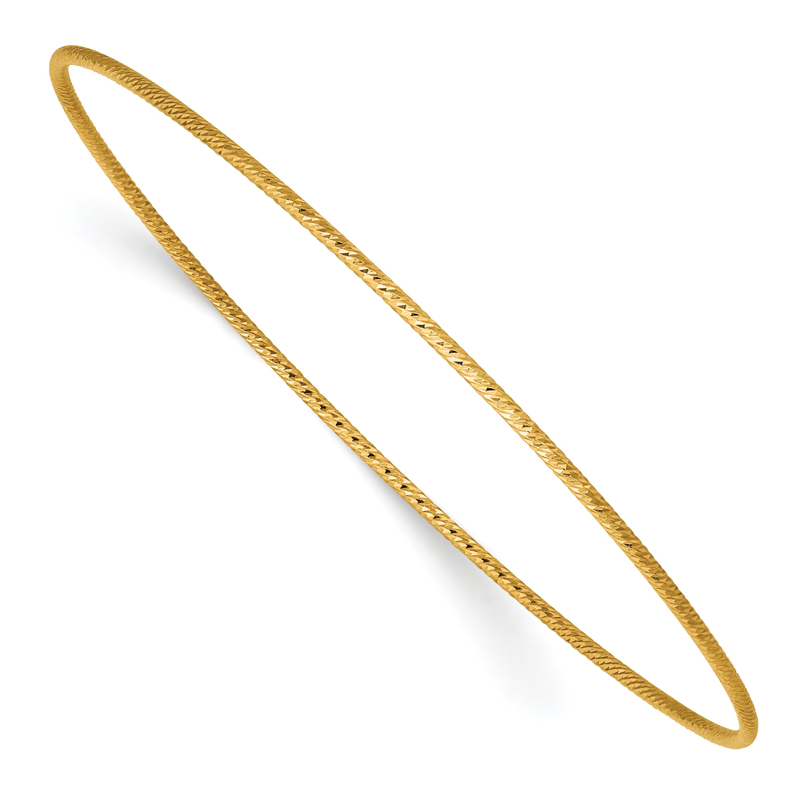 1/20 14K Gold Filled Sparkle 1.30mm Wire Stacking Bangle Main image