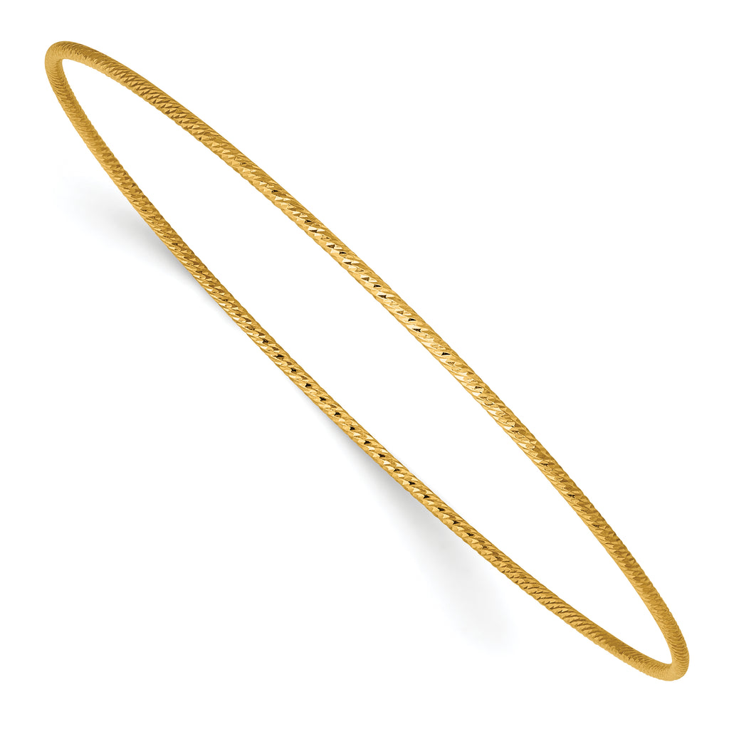 1/20 14K Gold Filled Sparkle 1.30mm Wire Stacking Bangle