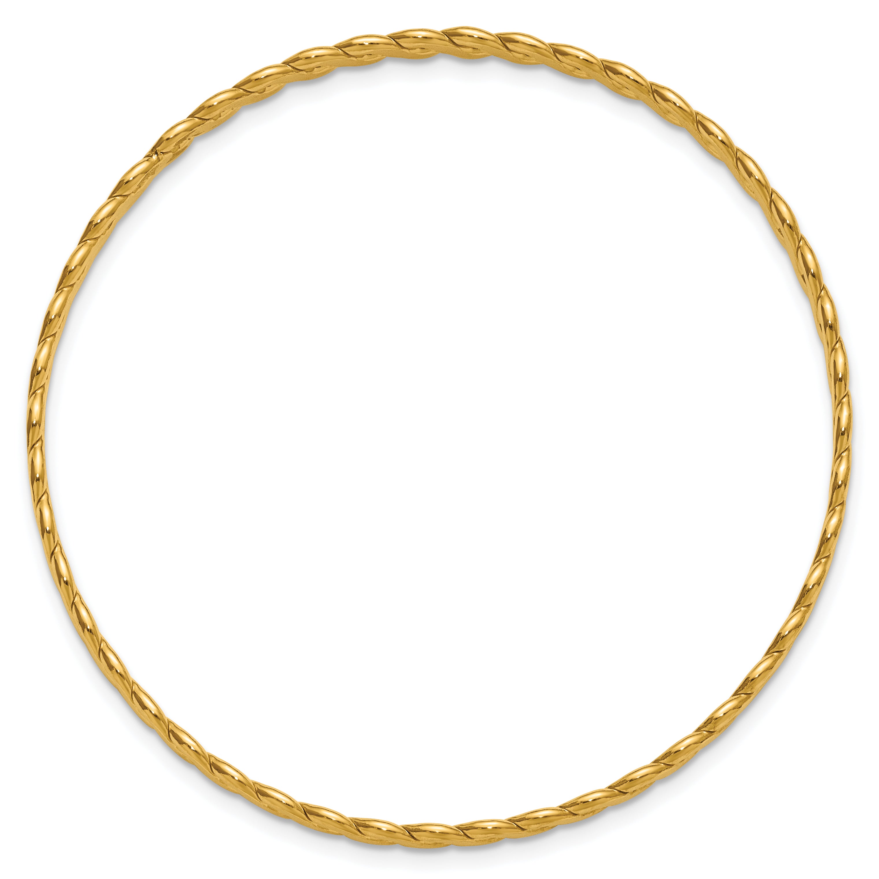 1/20 14K Gold Filled 3.50mm Woven Bangle Secondary image