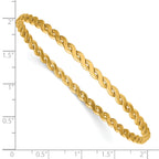 1/20 14K Gold Filled 3.50mm Woven Bangle