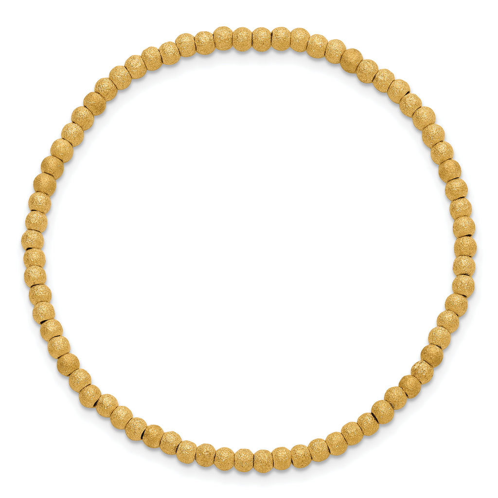 1/20 14K Gold Filled Stardust 3.0mm Stretch Bracelet