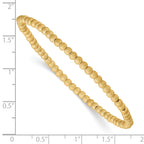 1/20 14K Gold Filled Stardust 3.0mm Stretch Bracelet