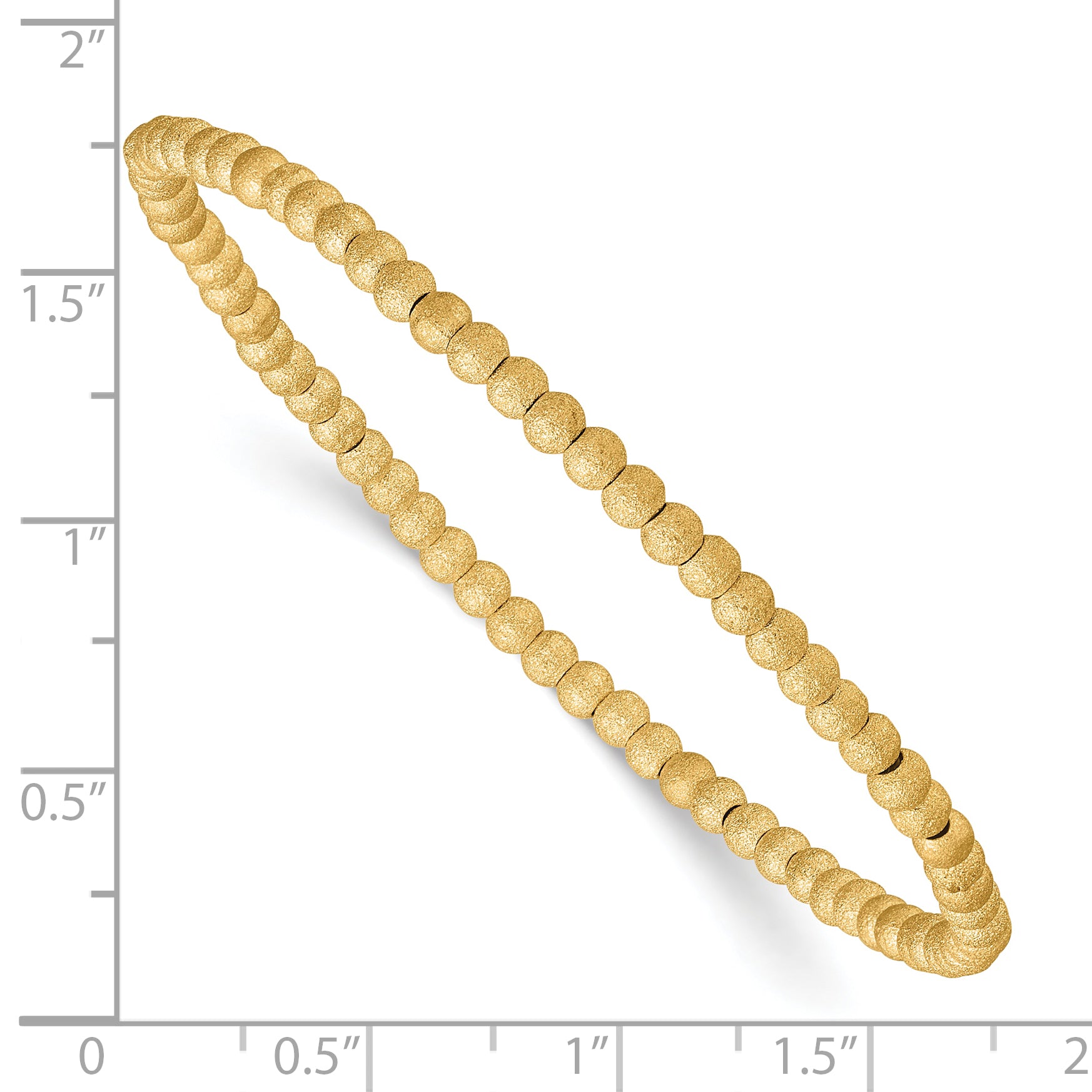 1/20 14K Gold Filled Stardust 3.0mm Stretch Bracelet