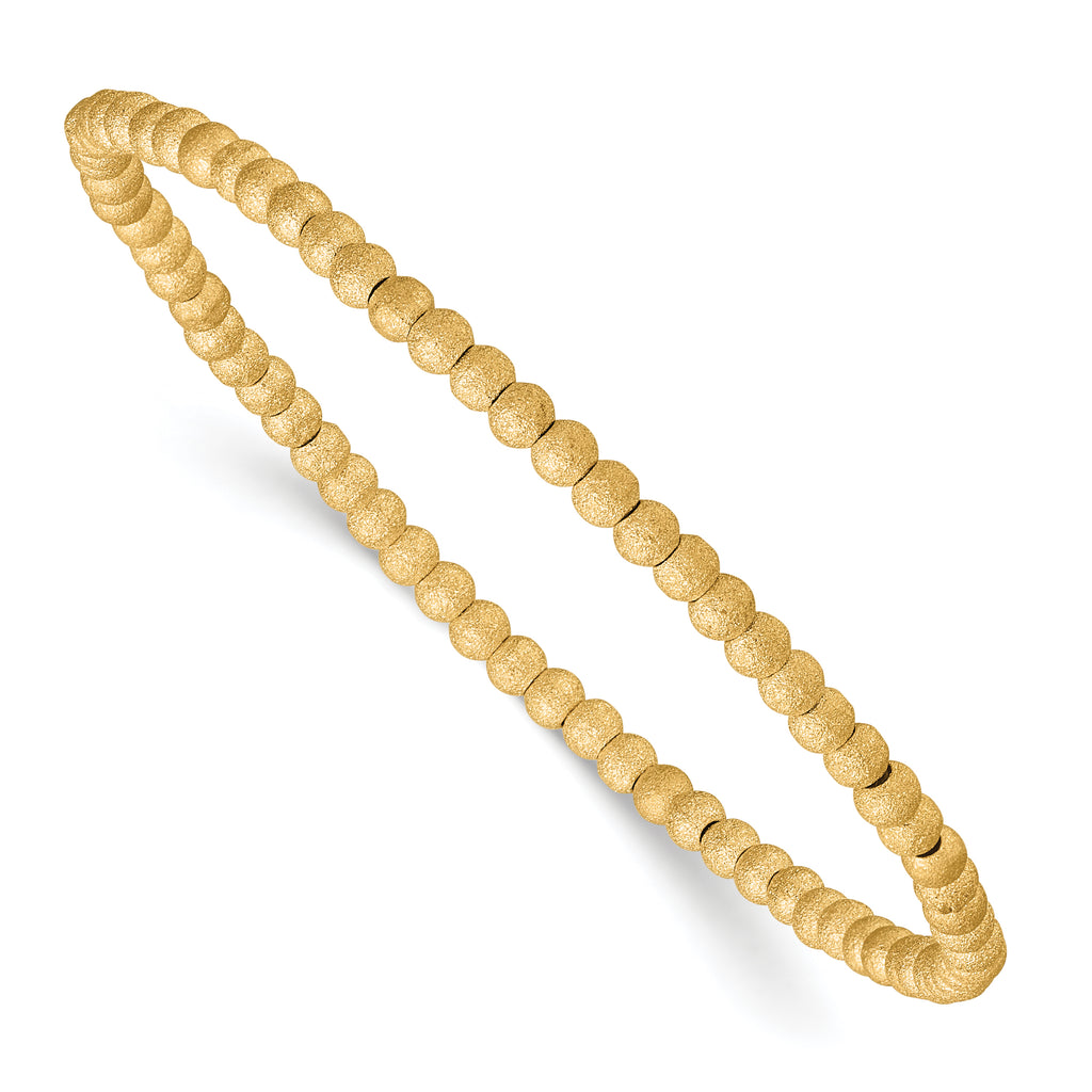 1/20 14K Gold Filled Stardust 3.0mm Stretch Bracelet