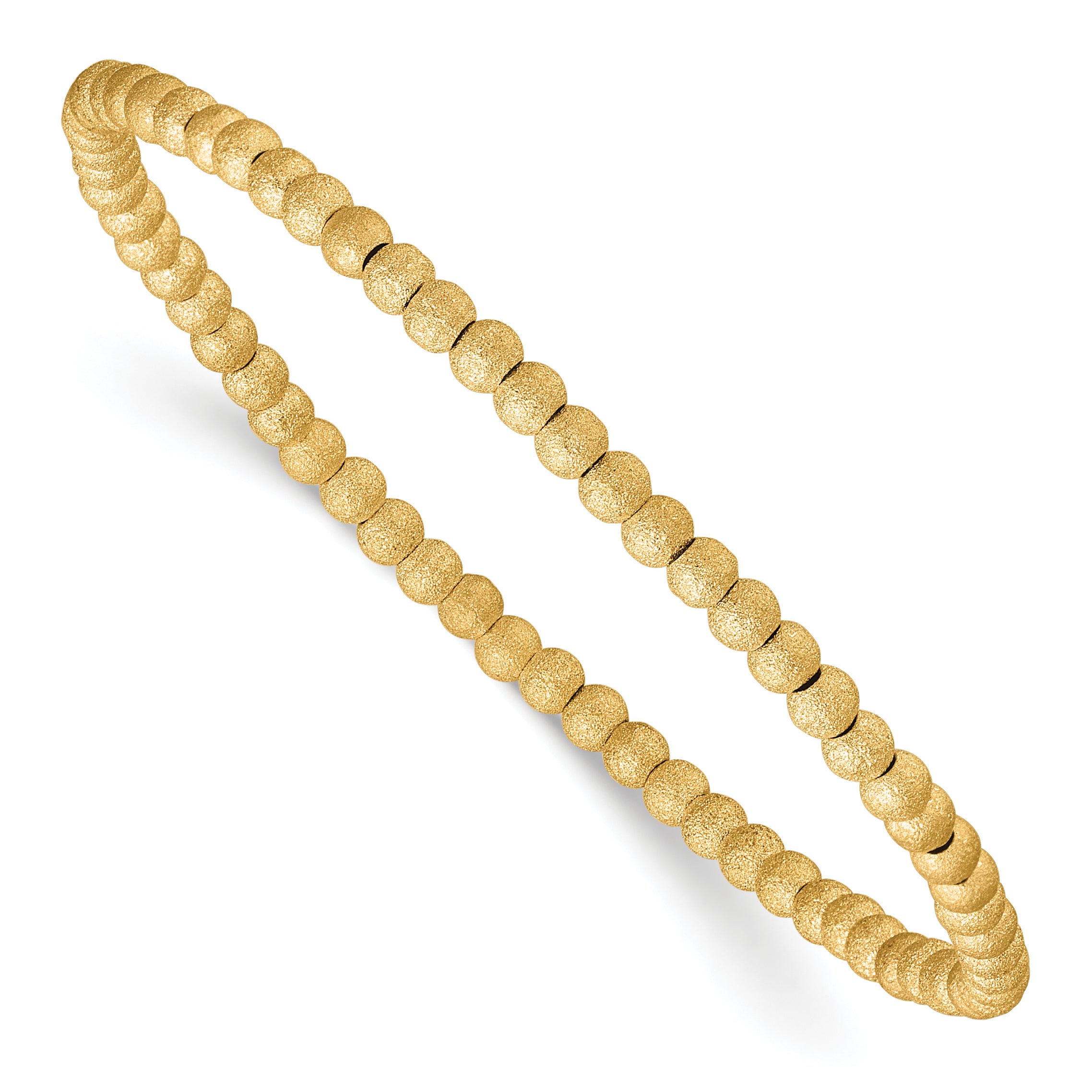 1/20 14K Gold Filled Stardust 3.0mm Stretch Bracelet