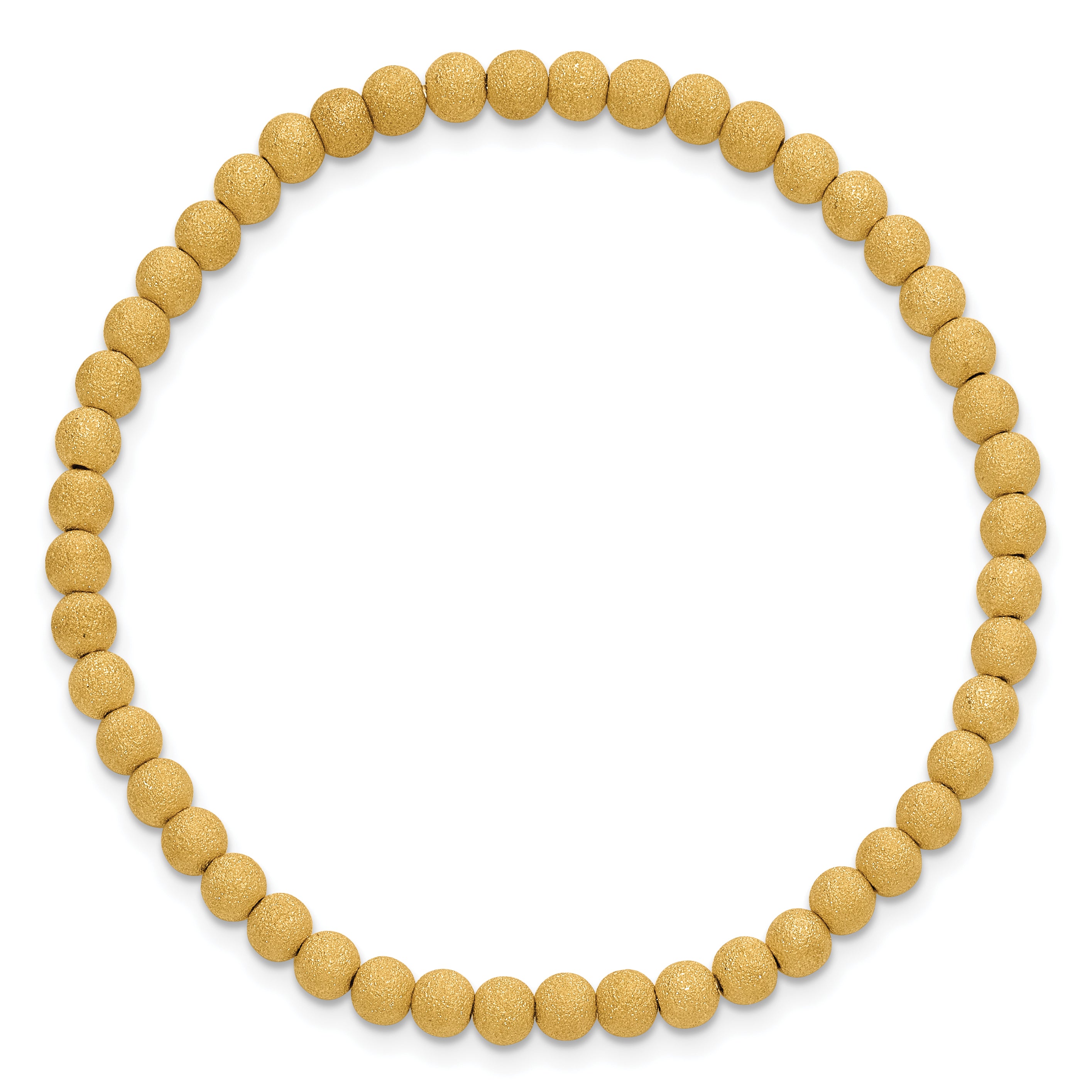1/20 14K Gold Filled Stardust 4.0mm Stretch Bracelet Secondary image