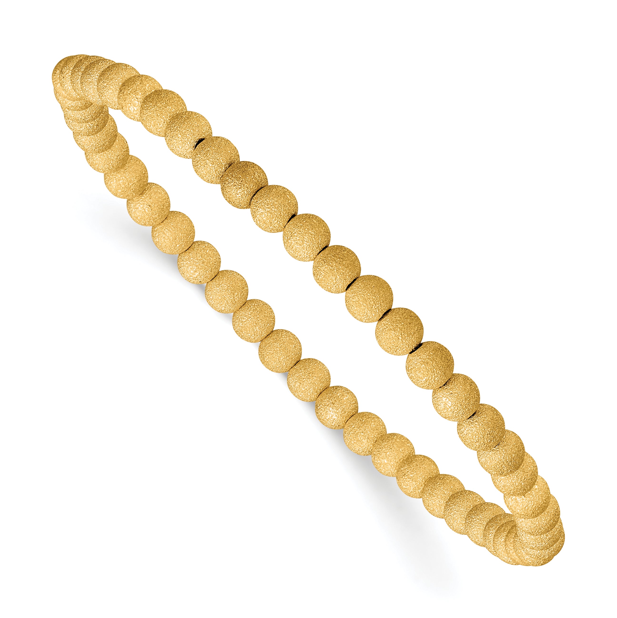 1/20 14K Gold Filled Stardust 4.0mm Stretch Bracelet