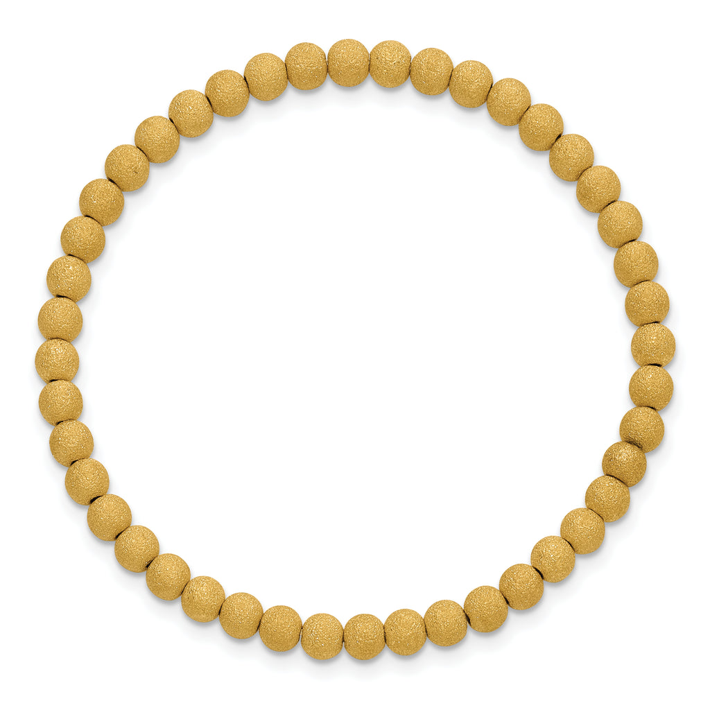 1/20 14K Gold Filled Stardust 4.0mm Stretch Bracelet