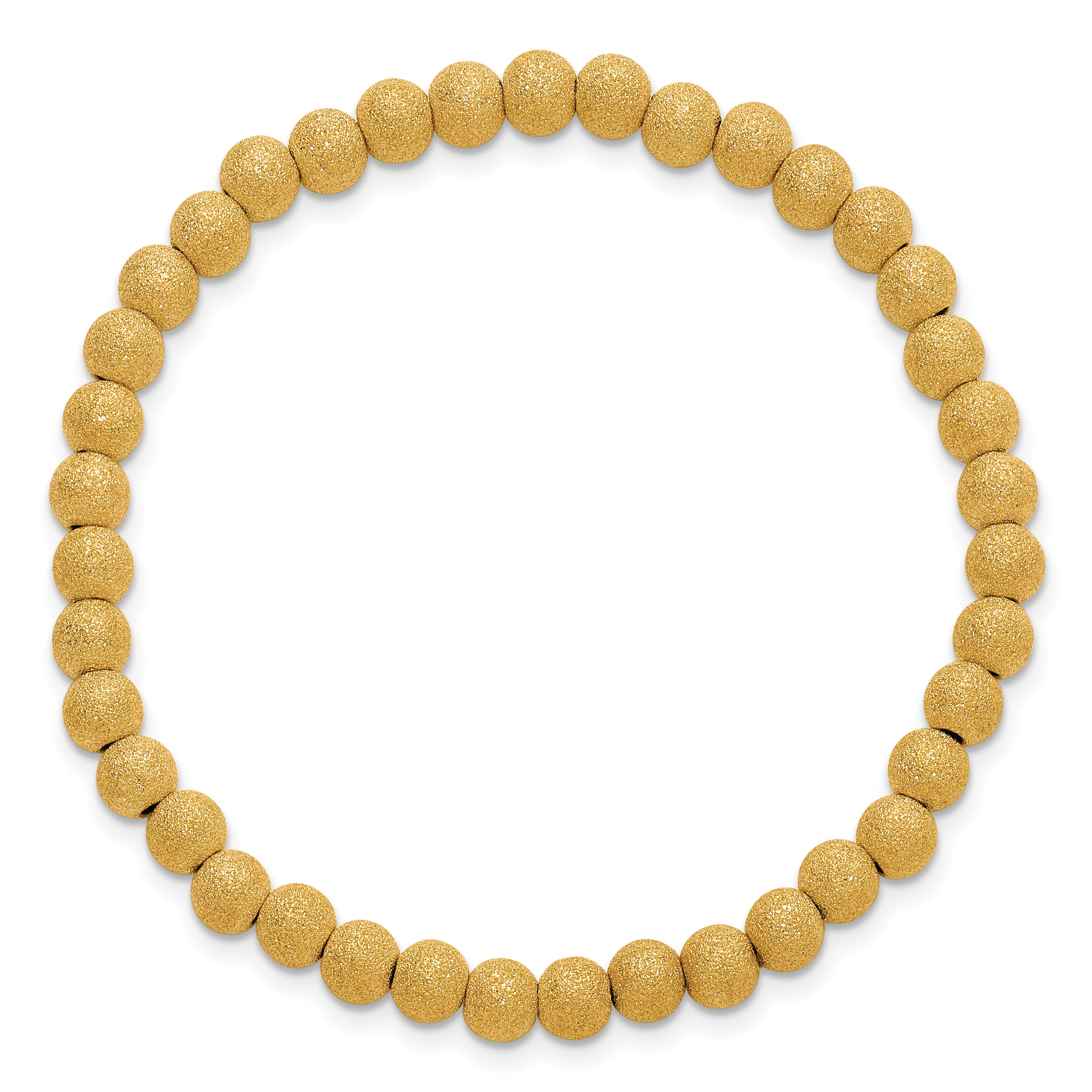 1/20 14K Gold Filled Stardust 5.0mm Stretch Bracelet Secondary image