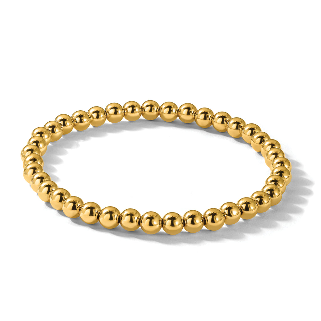 1/20 14K Gold Filled Stardust 5.0mm Stretch Bracelet