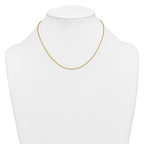 14K Gold Filled 1.5mm Ball Chain Necklace with Lobster Clasp - view 3