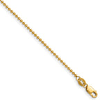 14K Gold Filled 1.5mm Ball Chain Necklace with Lobster Clasp by Sophia Jewelers