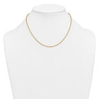 14K Gold Filled 2mm Ball Chain Necklace with Lobster Clasp - view 3