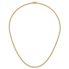 14K Gold Filled 2mm Ball Chain Necklace with Lobster Clasp - view 4