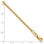 14K Gold Filled 2.5mm Ball Chain Necklace with Lobster Clasp - view 5