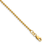 14K Gold Filled 2.5mm Ball Chain Necklace with Lobster Clasp by Sophia Jewelers