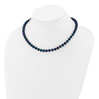 14K Gold-Filled Black Freshwater Cultured Pearl Necklace 6-7mm