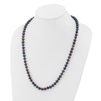 14K Gold Filled 7-8mm Black Cultured Freshwater Pearl Necklace