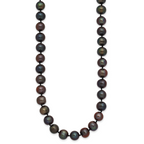 14K Gold Filled 8-9mm Black Cultured Freshwater Pearl Necklace