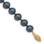 14K Gold Filled 8-9mm Black Cultured Freshwater Pearl Bracelet 7.5 inch by Sophia Jewelers