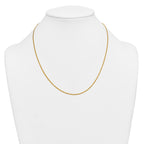 14K Gold Filled Polished Curb Chain Necklace in 1.5mm Width