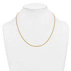 Curb Chain Necklace in 14/20 Gold-Filled Yellow Gold, 2mm