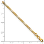 14K Gold Filled Polished Curb Chain Necklace in 2.3mm Width - view 5