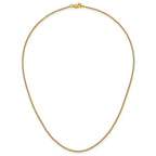 14K Gold Filled Polished Curb Chain Necklace in 2.3mm Width - view 4
