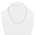14K Gold Filled Polished Curb Chain Necklace in 2.3mm Width