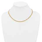 14K Gold Filled Bold Curb Chain Necklace in 3.5mm Width