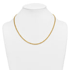 14K Gold Filled Bold Curb Chain Necklace in 3.5mm Width
