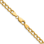 14K Gold Filled Heavy Curb Chain Necklace in 5.25mm Width - view 5