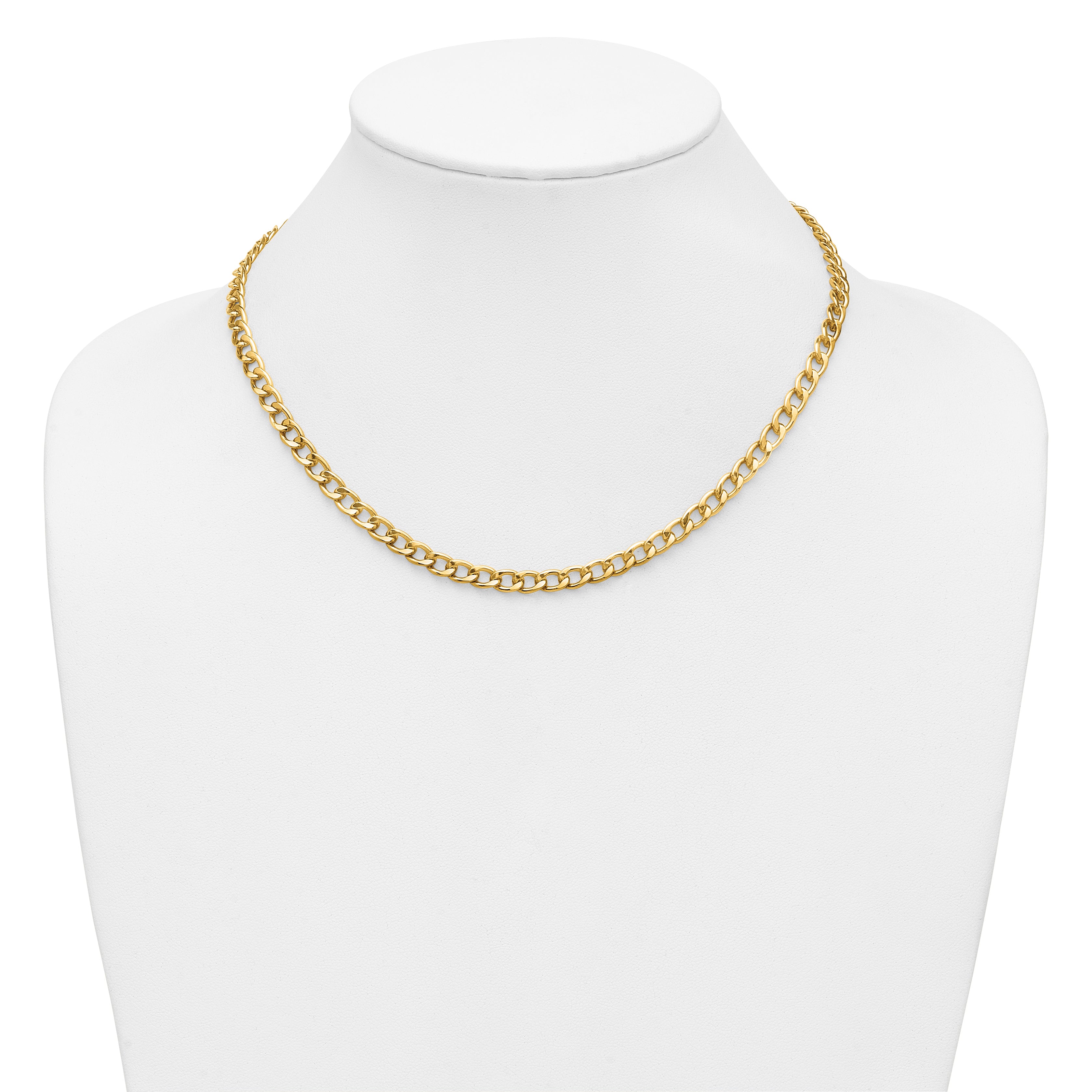 Curb Chain Necklace in 14/20 Gold Filled, 5.25mm