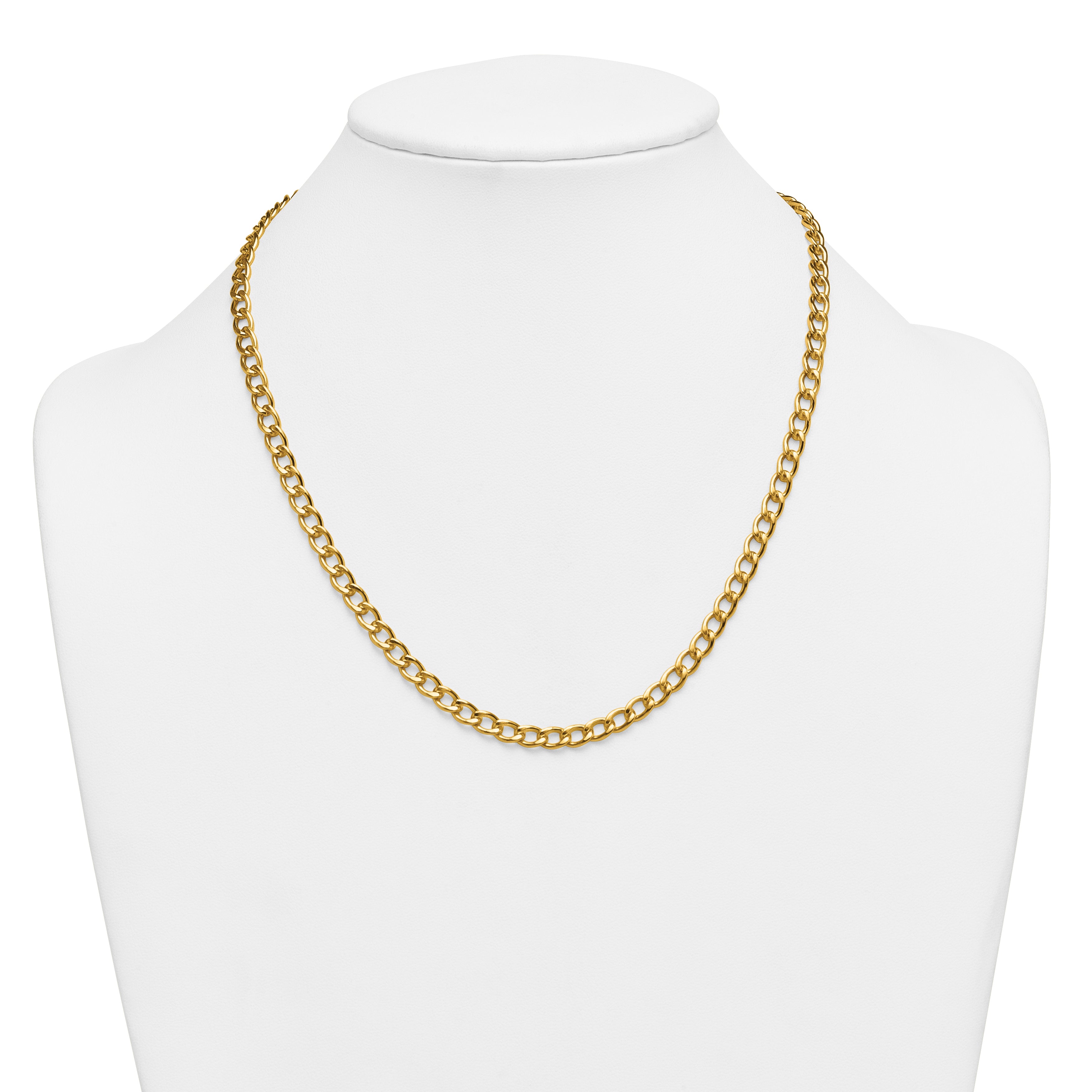 Curb Chain Necklace in 14/20 Gold Filled, 5.25mm