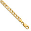14K Gold Filled Heavy Curb Chain Necklace in 5.25mm Width by Sophia Jewelers